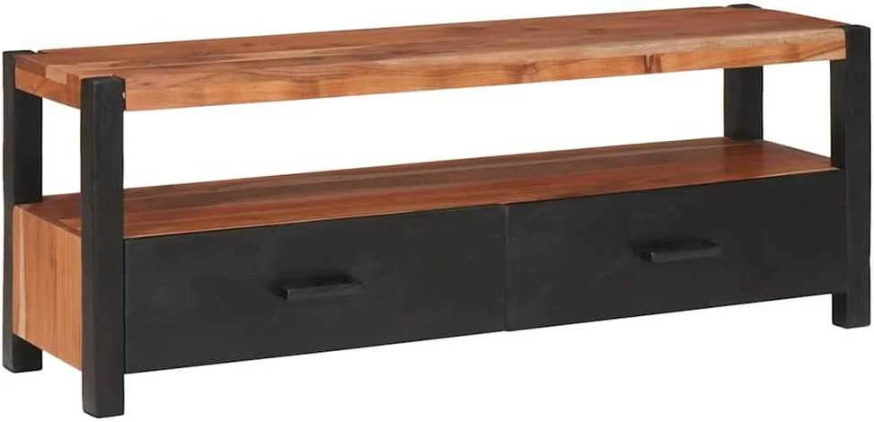 Medijos spintelė Ruda 110 x 30 x 40 cm Kietos akacijos mediena