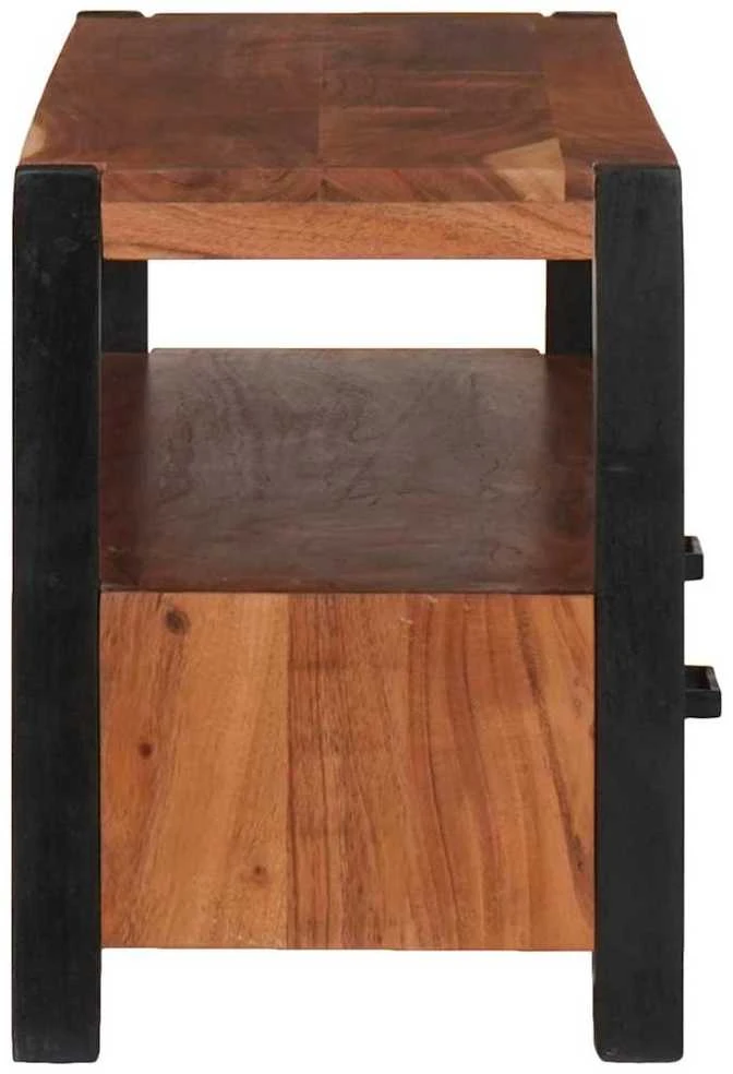 Medijos spintelė Ruda 110 x 30 x 40 cm Kietos akacijos mediena