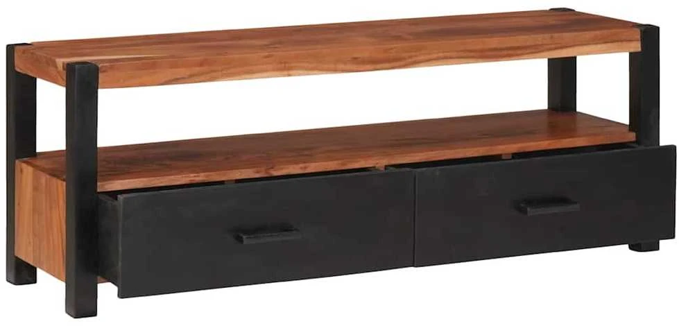 Medijos spintelė Ruda 110 x 30 x 40 cm Kietos akacijos mediena