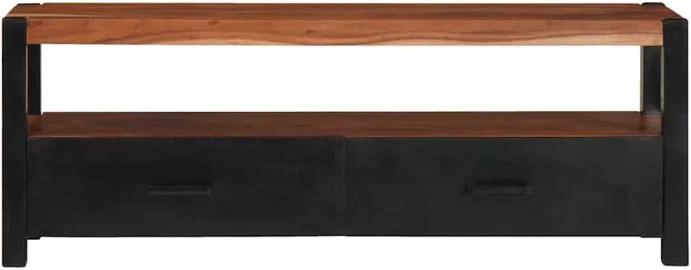 Medijos spintelė Ruda 110 x 30 x 40 cm Kietos akacijos mediena