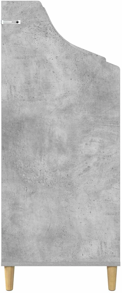 Medijos lentynos Betono pilka 70,5 x 46 x 112 cm