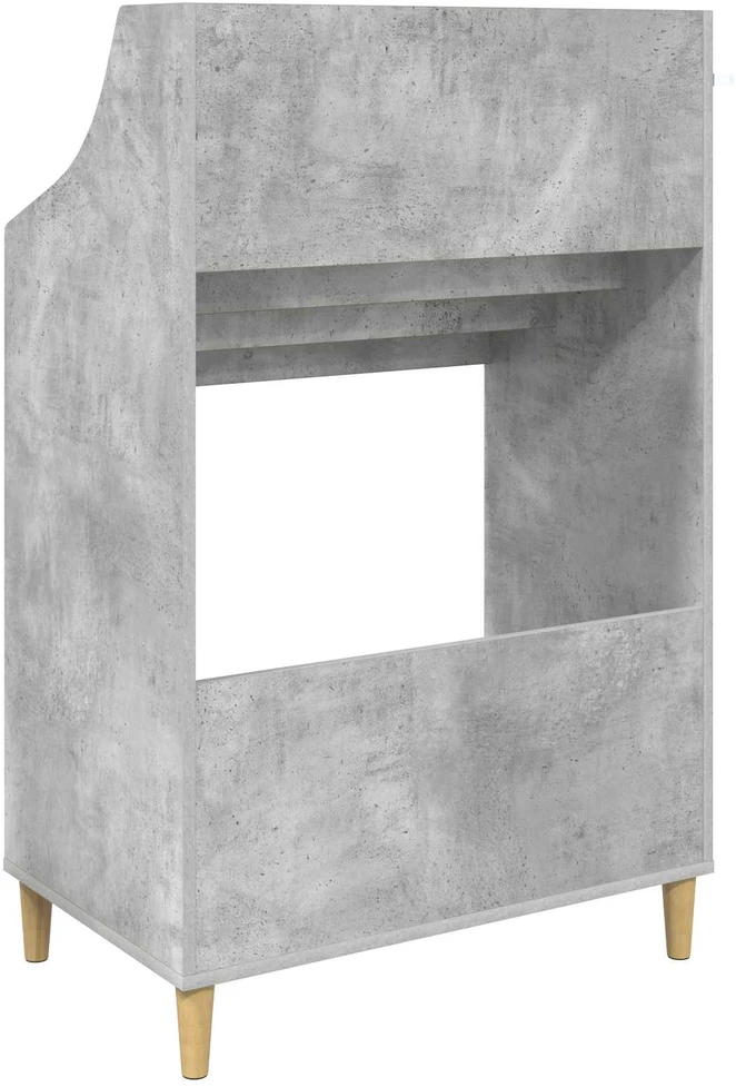 Medijos lentynos Betono pilka 70,5 x 46 x 112 cm