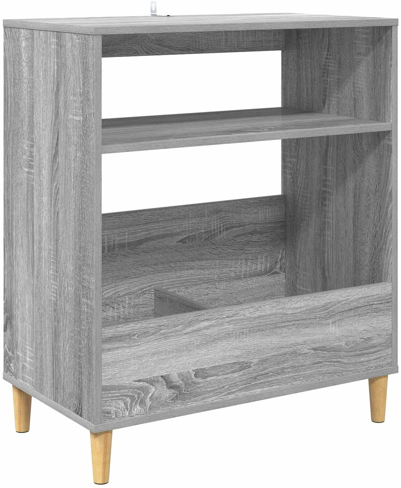 Medijos lentynos rinkinys 3 vnt. Pilka Sonoma 212 x 46 x 112 cm