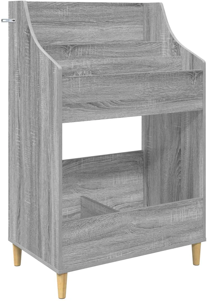 Medijos lentynos rinkinys 3 vnt. Pilka Sonoma 212 x 46 x 112 cm