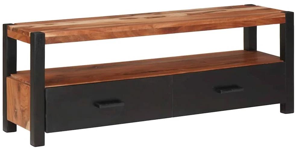 Medijos spintelė Ruda 110 x 30 x 40 cm Kietos akacijos mediena