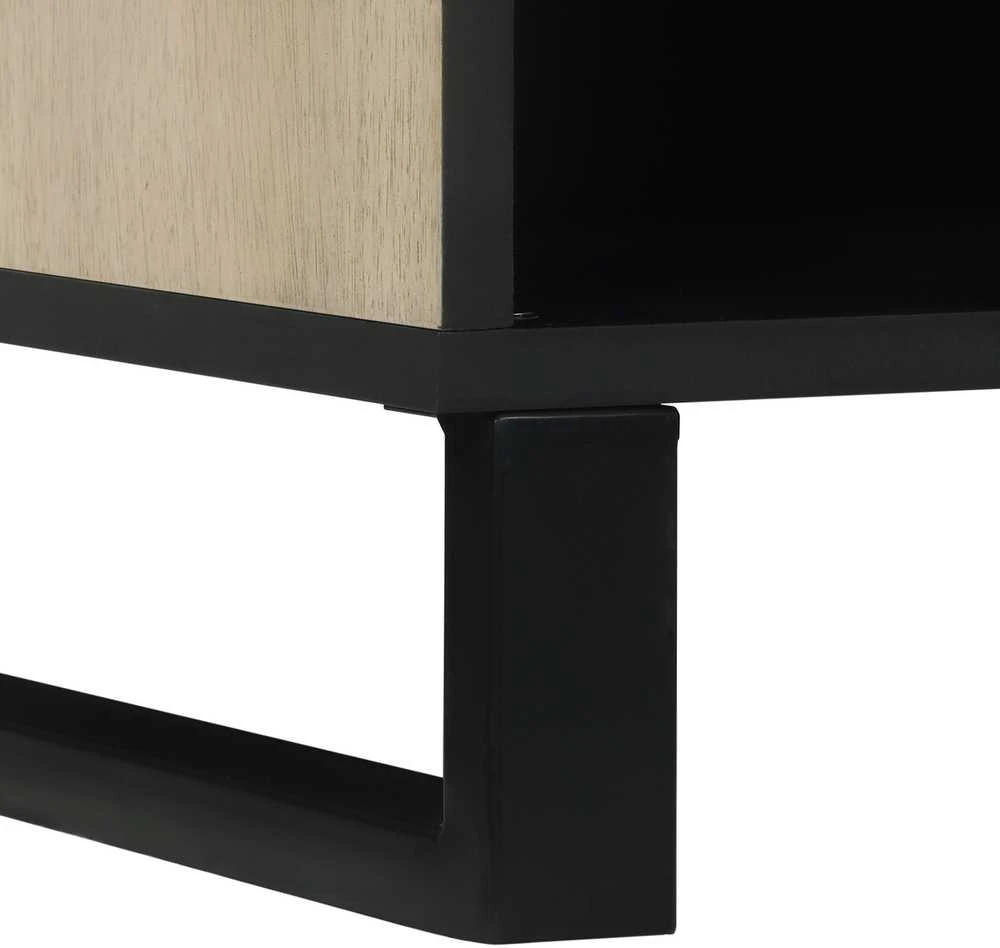 TV vienetai 80 x 33 x 46 cm Balta Apdirbta mediena