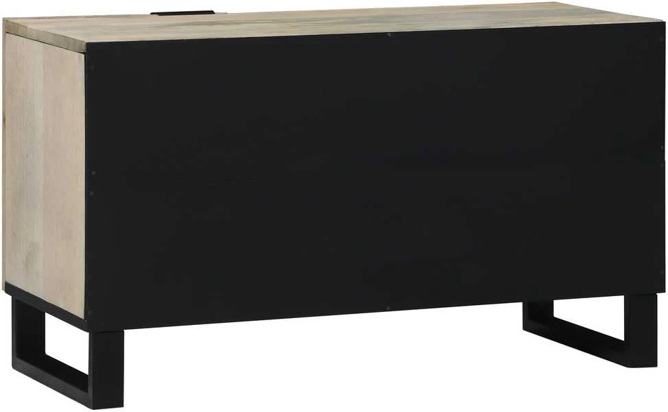 TV vienetai 80 x 33 x 46 cm Balta Apdirbta mediena