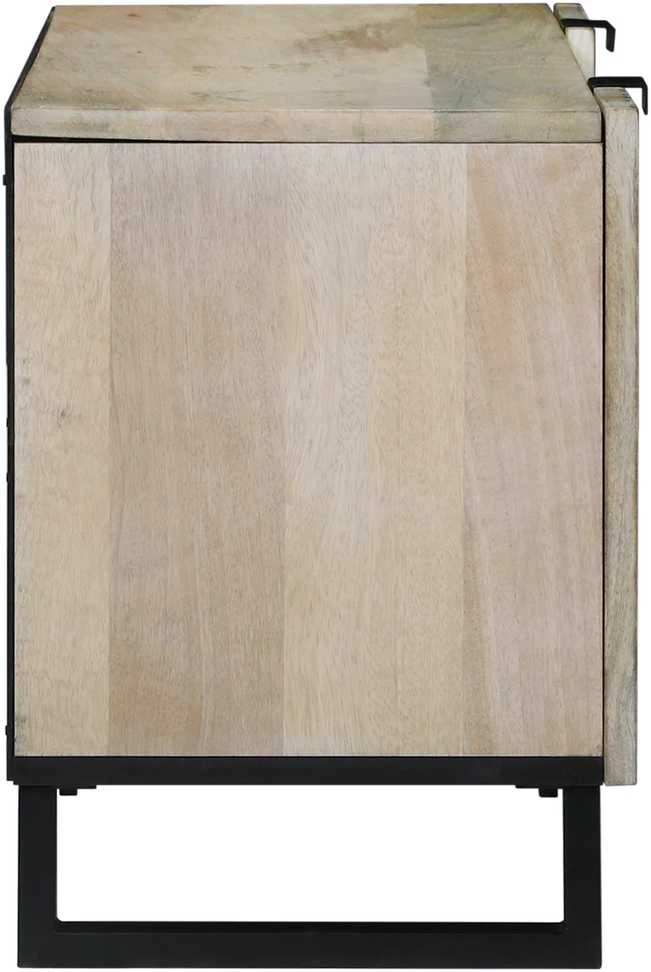 TV vienetai 105 x 33 x 46 cm Balta Apdirbta mediena