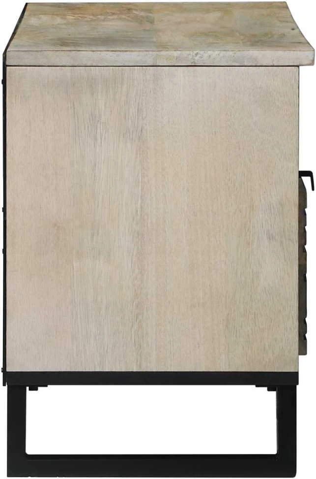 TV vienetai 105 x 33 x 46 cm Balta Apdirbta mediena