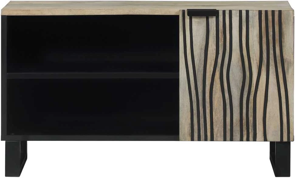 TV vienetai 80 x 33 x 46 cm Balta Apdirbta mediena