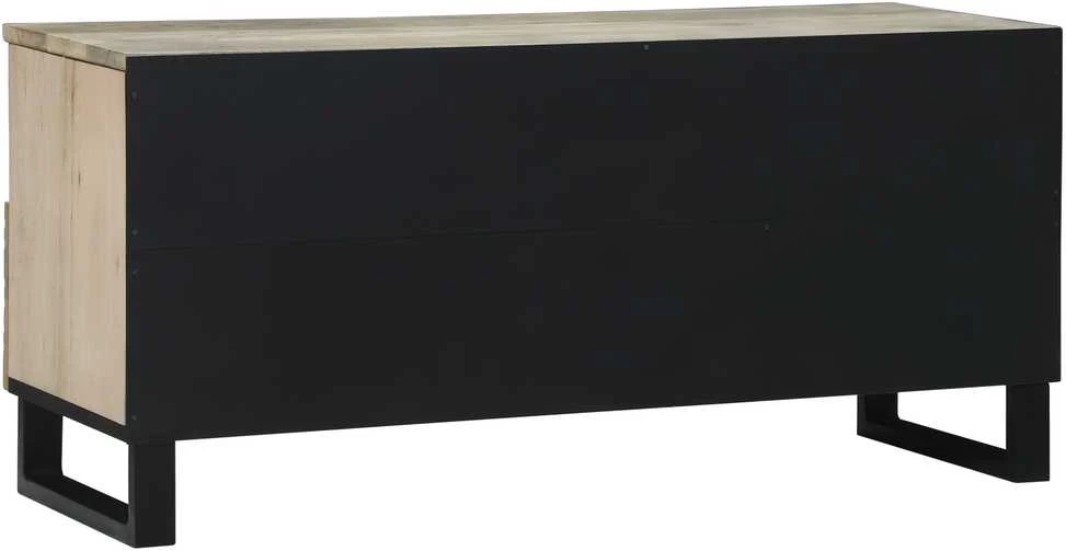 TV vienetai 100 x 33 x 46 cm Balta Apdirbta mediena