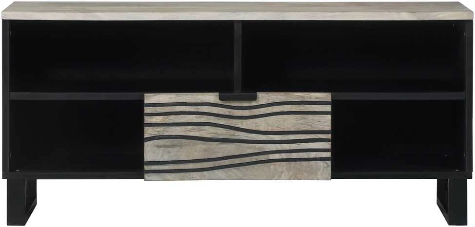 TV vienetai 105 x 33 x 46 cm Balta Apdirbta mediena