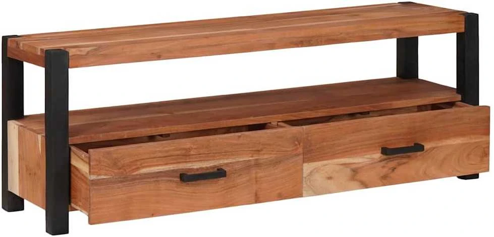 Televizoriaus spintelė su stalčių Ruda 110 x 30 x 40 cm