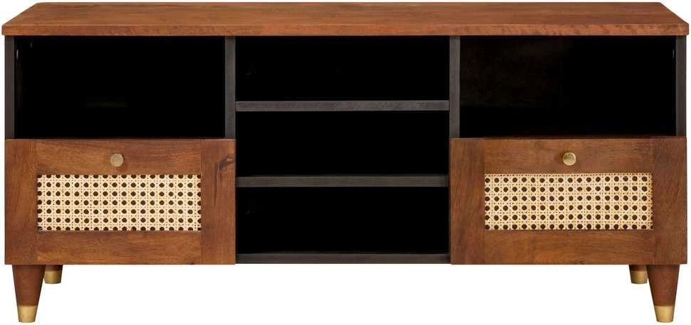 Televizoriaus spintelė su stalčių Ruda 100 x 33,5 x 46 cm