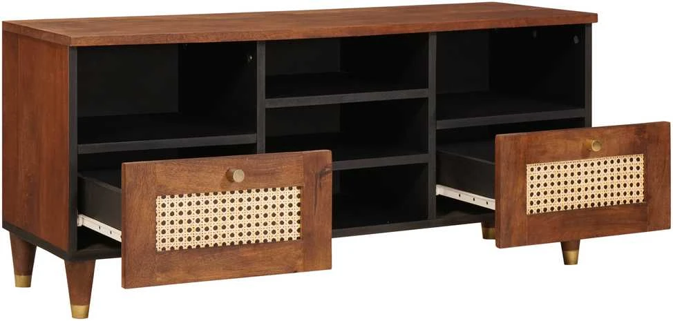 Televizoriaus spintelė su stalčių Ruda 100 x 33,5 x 46 cm