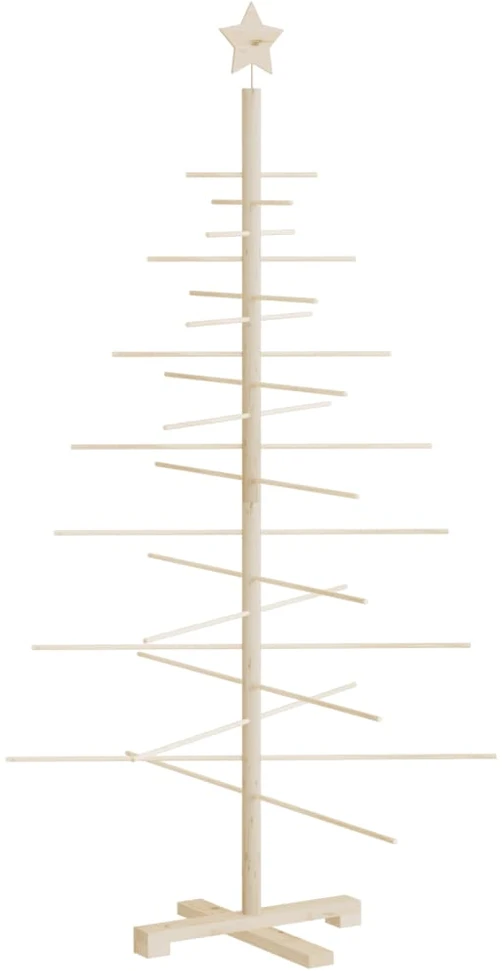 Medinė Kalėdų eglutė, 150cm, pušies medienos masyvas