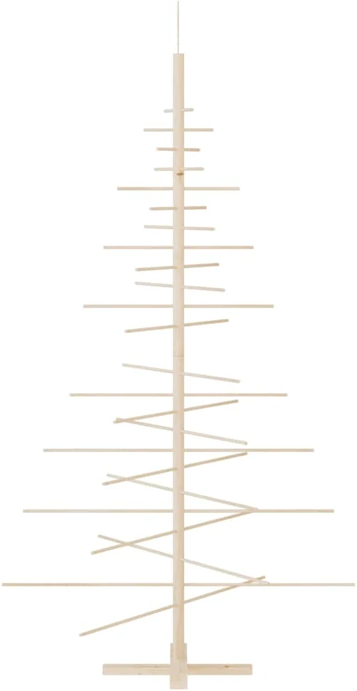 Medinė Kalėdų eglutė, 180cm, pušies medienos masyvas