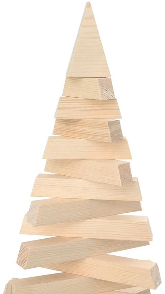 Medinė Kalėdų eglutė dekoracijai, 150 cm, pušies masyvas
