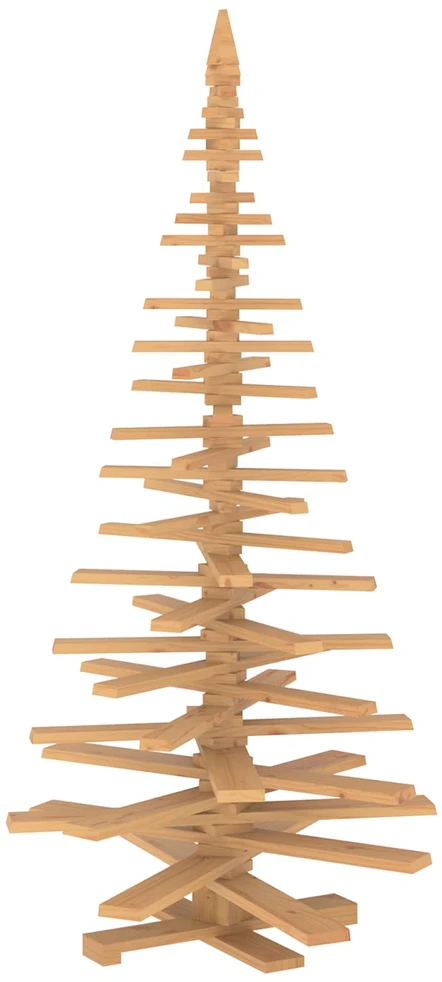 Medinė Kalėdų eglutė KOTKA 210 cm Pušies medienos masyvas