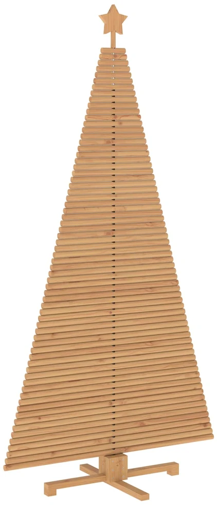 Medinė Kalėdų eglutė KOTKA 210 cm Pušies medienos masyvas