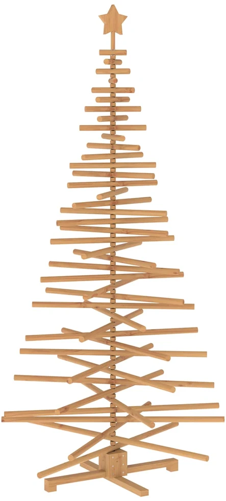 Medinė Kalėdų eglutė KOTKA 210 cm Pušies medienos masyvas