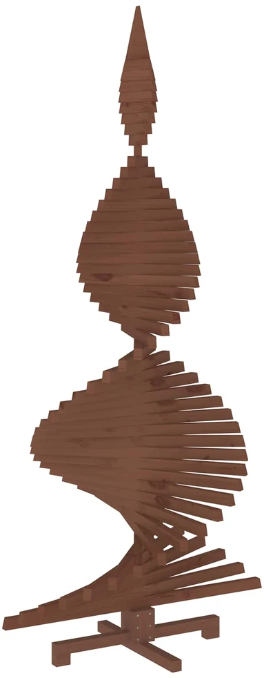Medinė Kalėdų eglutė KOTKA 240 cm Pušies medienos masyvas