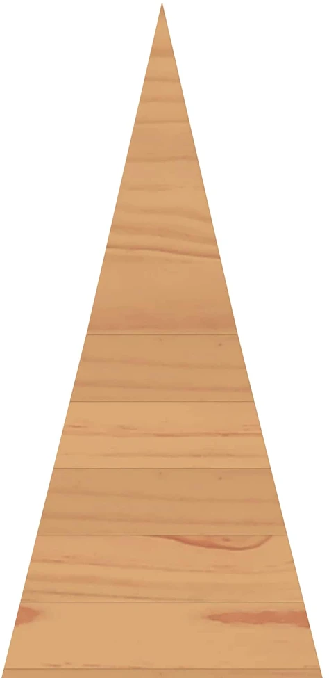 Medinė Kalėdų eglutė KOTKA 240 cm Pušies medienos masyvas