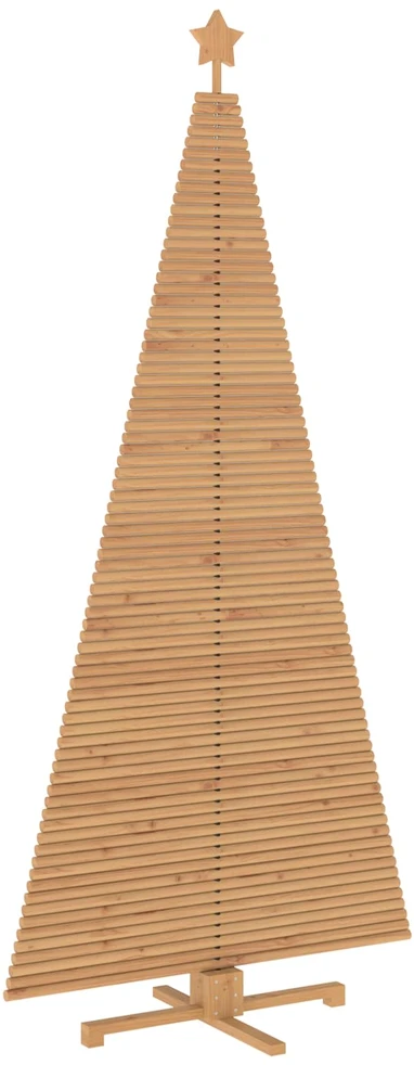 Medinė Kalėdų eglutė KOTKA 240 cm Pušies medienos masyvas