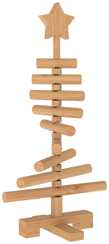 Medinė Kalėdų eglutė KOTKA 60 cm Pušies medienos masyvas