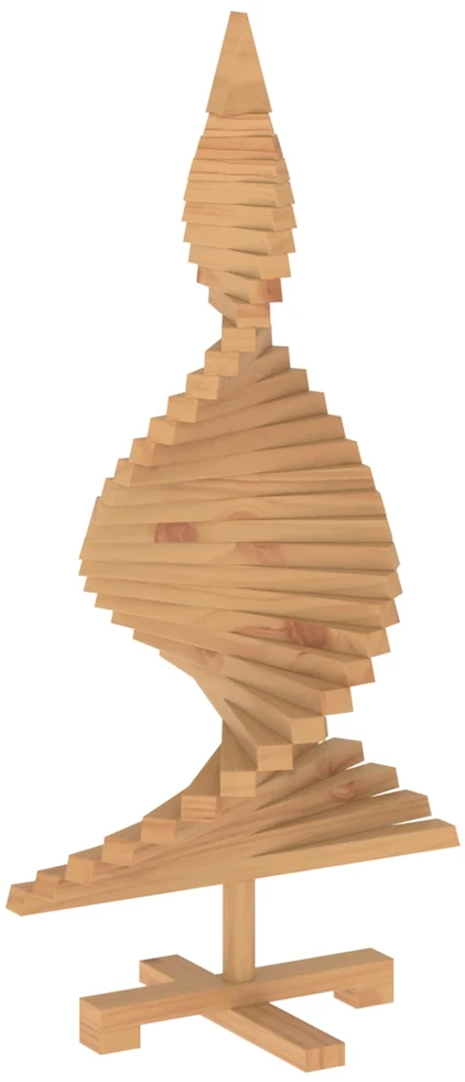 Medinė Kalėdų eglutė KOTKA 90 cm Pušies medienos masyvas
