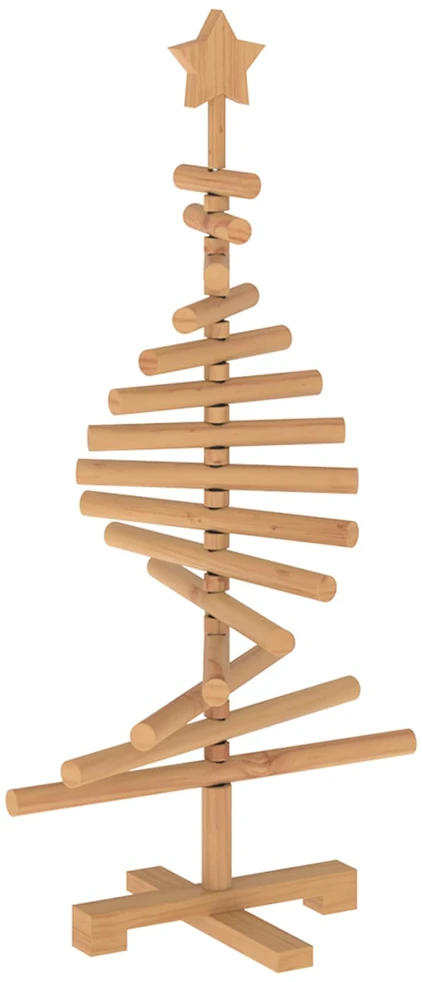 Medinė Kalėdų eglutė KOTKA 90 cm Pušies medienos masyvas