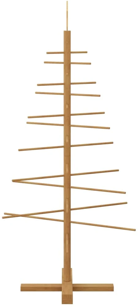 Medinė Kalėdų eglutė Ruda 125 cm Bambukas