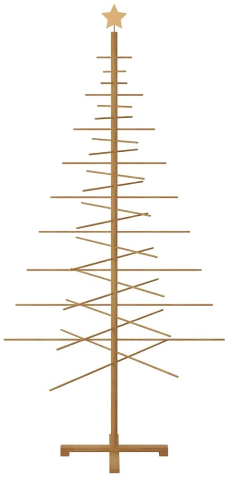 Medinė Kalėdų eglutė Ruda 210 cm Bambukas