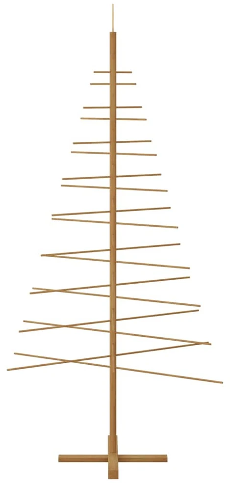 Medinė Kalėdų eglutė Ruda 210 cm Bambukas