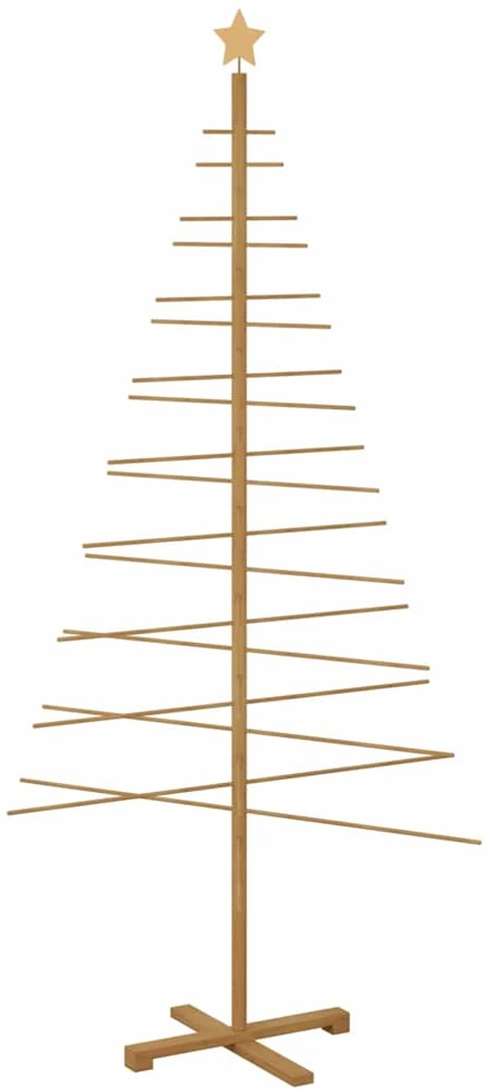 Medinė Kalėdų eglutė Ruda 210 cm Bambukas