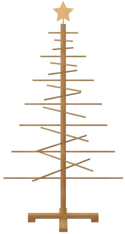 Medinė Kalėdų eglutė Ruda 125 cm Bambukas