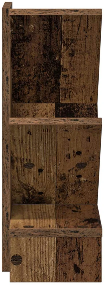 Medinė knygų lentyna 3 aukštų 30 x 18 x 48 cm Apdirbta mediena
