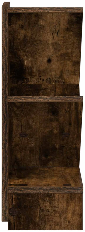 Medinė knygų lentyna 3 aukštų 30 x 18 x 48 cm Apdirbta mediena