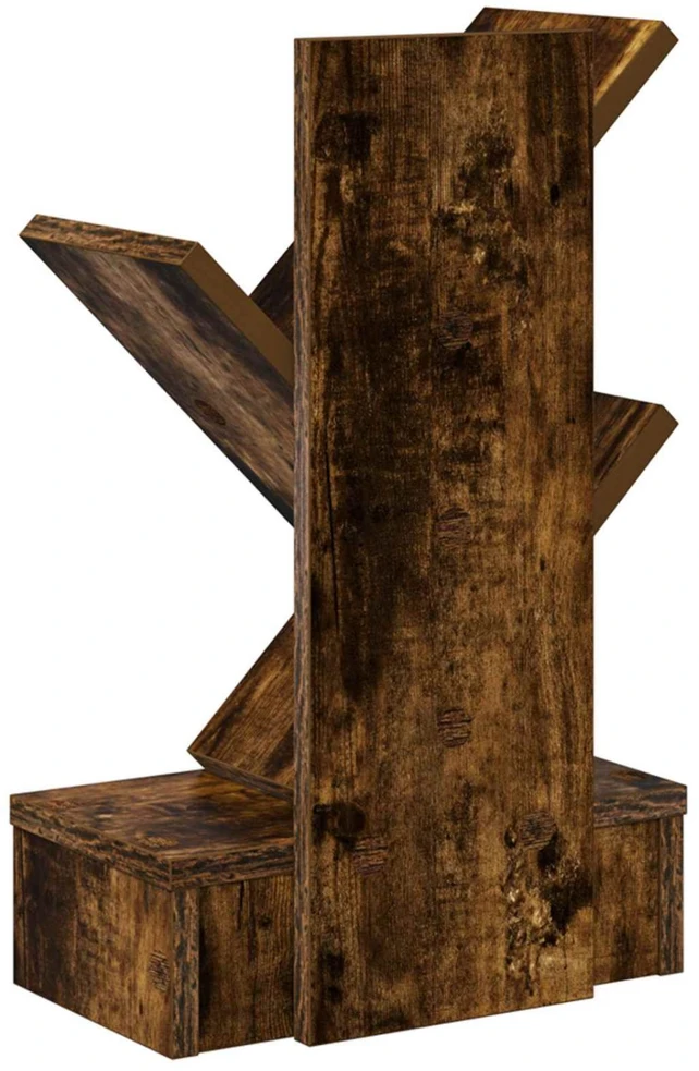 Medinė knygų lentyna 3 aukštų 30 x 18 x 48 cm Apdirbta mediena
