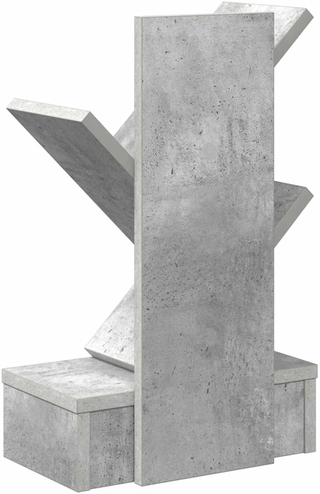 Medinė knygų lentyna 3 aukštų 30 x 18 x 48 cm Apdirbta mediena