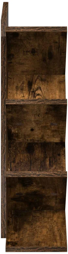 Medinė knygų lentyna 4 lygiai 30 x 18 x 60 cm Apdirbta mediena