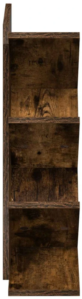 Medinė knygų lentyna 4 lygiai 30 x 18 x 60 cm Apdirbta mediena