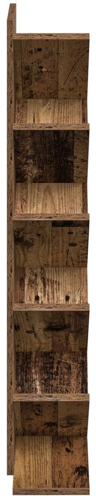 Medinė knygų lentyna 6-nuose 30 x 18 x 100 cm Apdirbta mediena