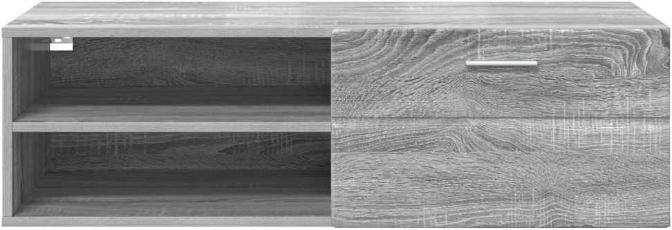 Medinė spinta 100,5 x 39 x 30 cm Pilkas Sonoma Apdirbta mediena