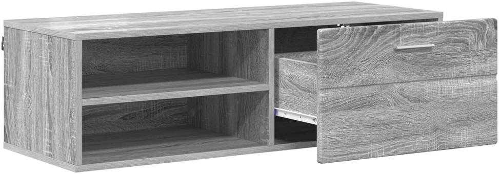 Medinė spinta 100,5 x 39 x 30 cm Pilkas Sonoma Apdirbta mediena