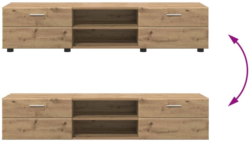 Medinė spinta 150 x 39 x 30 cm Amatininkų ąžuolas