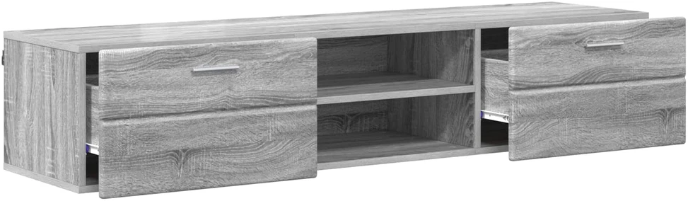 Medinė spinta 150 x 39 x 30 cm Pilkas Sonoma Apdirbta mediena