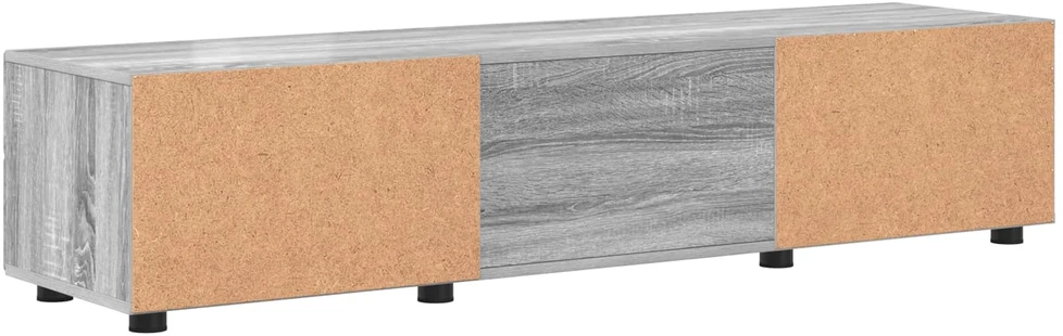 Medinė spinta 150 x 39 x 30 cm Pilkas Sonoma Apdirbta mediena