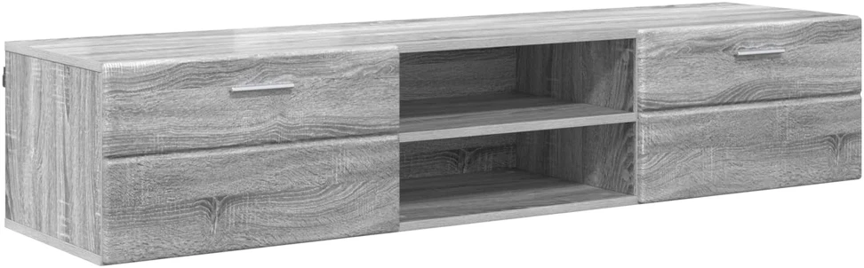 Medinė spinta 150 x 39 x 30 cm Pilkas Sonoma Apdirbta mediena