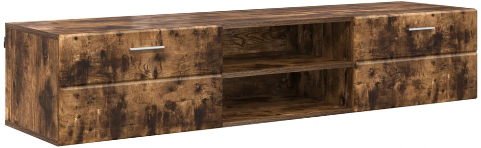 Medinė spinta 150 x 39 x 30 cm Rūkyta ąžuolas Apdirbta mediena